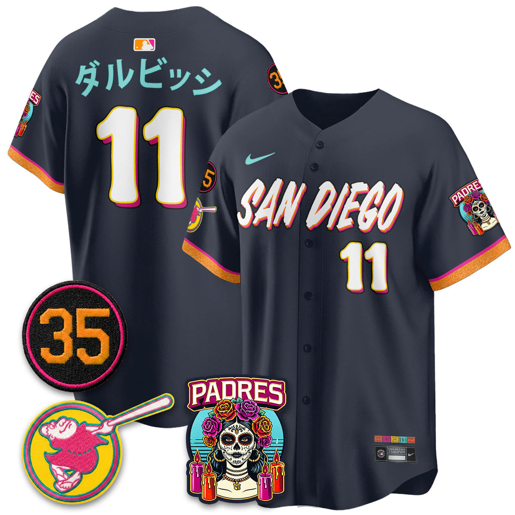 San Diego Padres 2026 City Connect Vapor Premier Limited Jersey - All Stitched V2