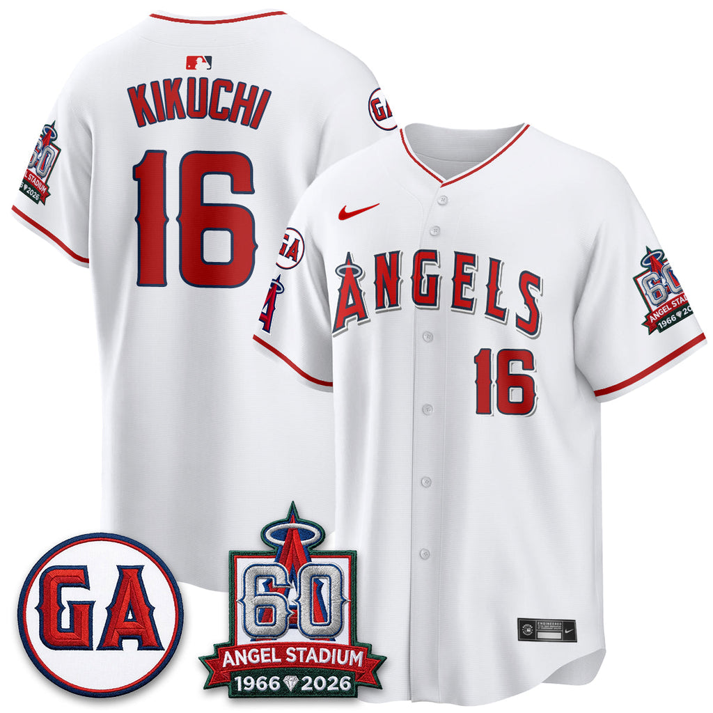 Los Angeles Angels 60th Anniversary Vapor Jersey - All Stitched V3