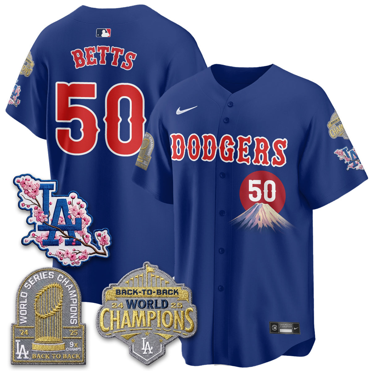 Los Angeles Dodgers Japanese Heritage Night 2026 Jersey - All Stitched V2