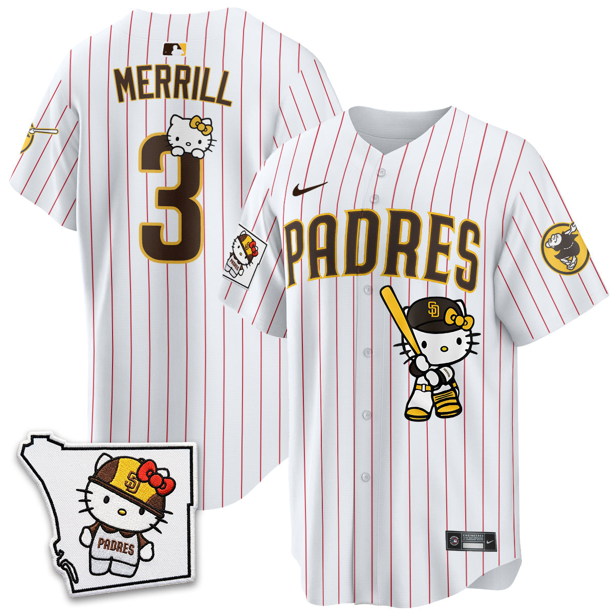 San Diego Padres x Meow KT Vapor Limited Jersey - All Stitched V2