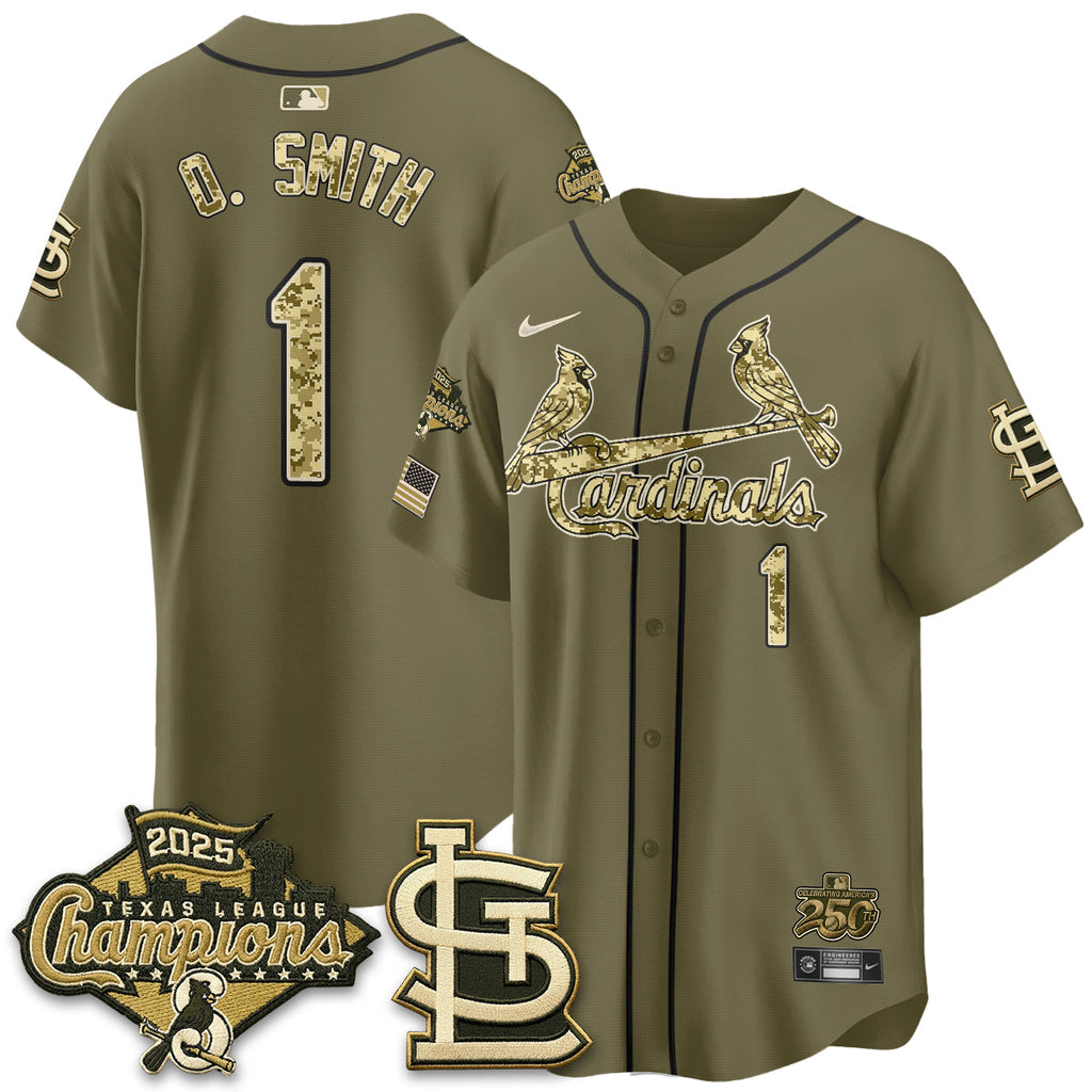 St. Louis Cardinals 2026 Armed Forces Day Jersey - All Stitched