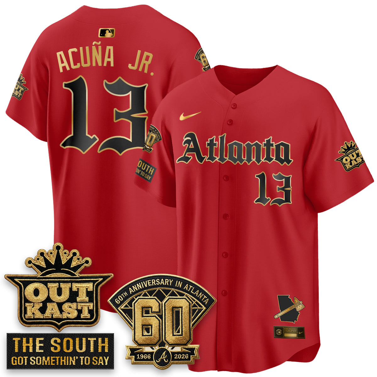 Atlanta Braves 2026 Gothic Edition Vapor Limited Jersey - All Stitched