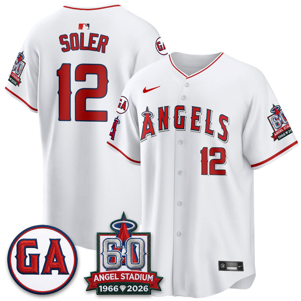 Los Angeles Angels 60th Anniversary Vapor Jersey - All Stitched V3