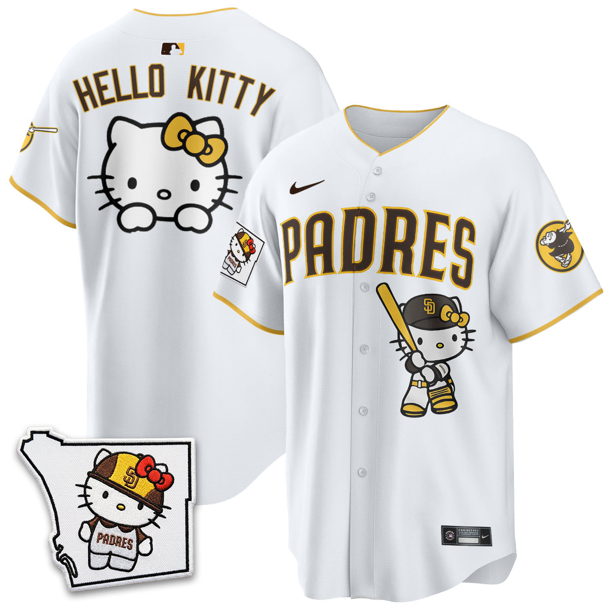 San Diego Padres x Meow KT Vapor Limited Jersey - All Stitched V2