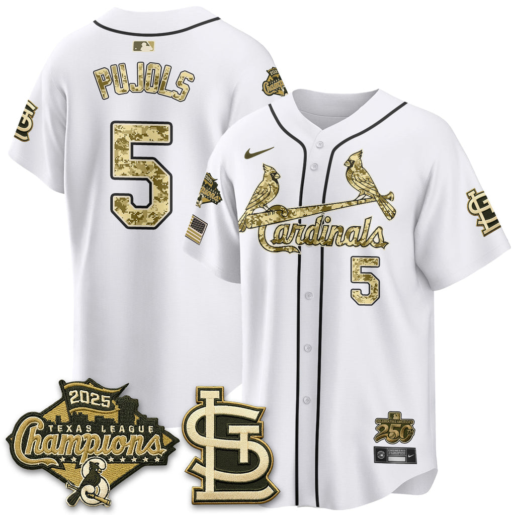 St. Louis Cardinals 2026 Armed Forces Day Jersey - All Stitched