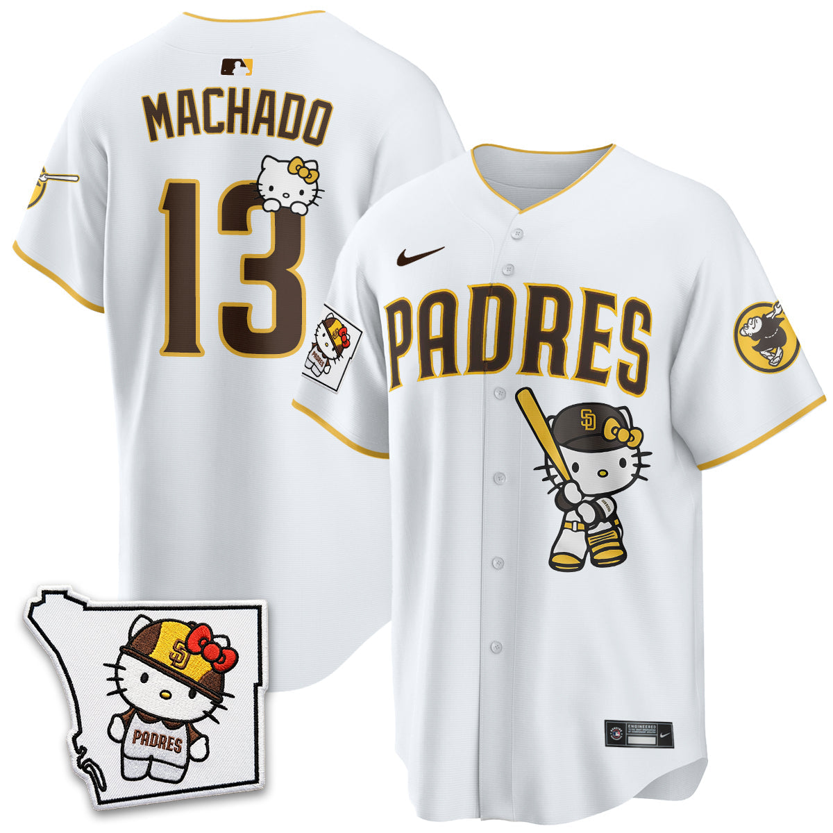 San Diego Padres x Meow KT Vapor Limited Jersey - All Stitched V2