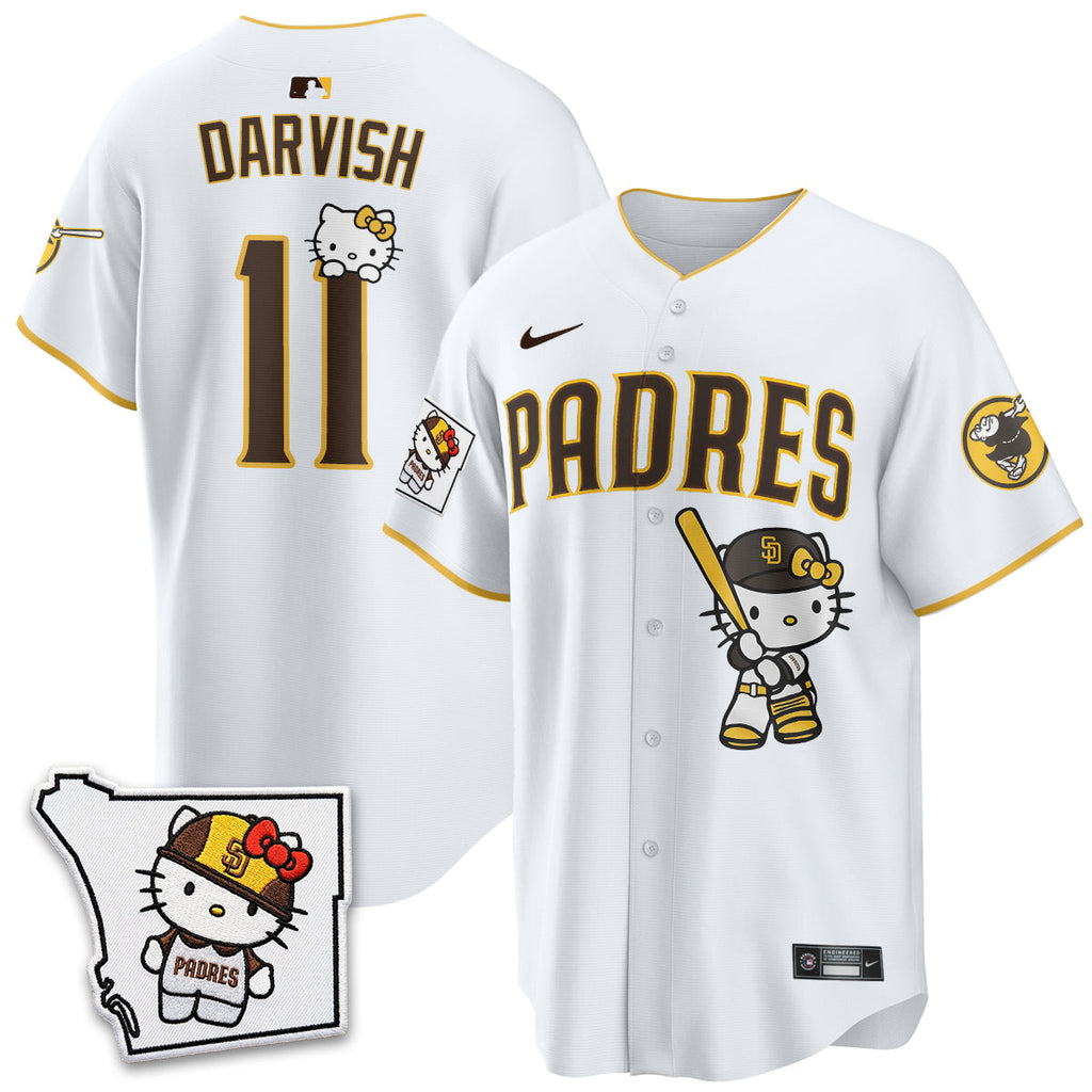 San Diego Padres x Meow KT Vapor Limited Jersey - All Stitched V2