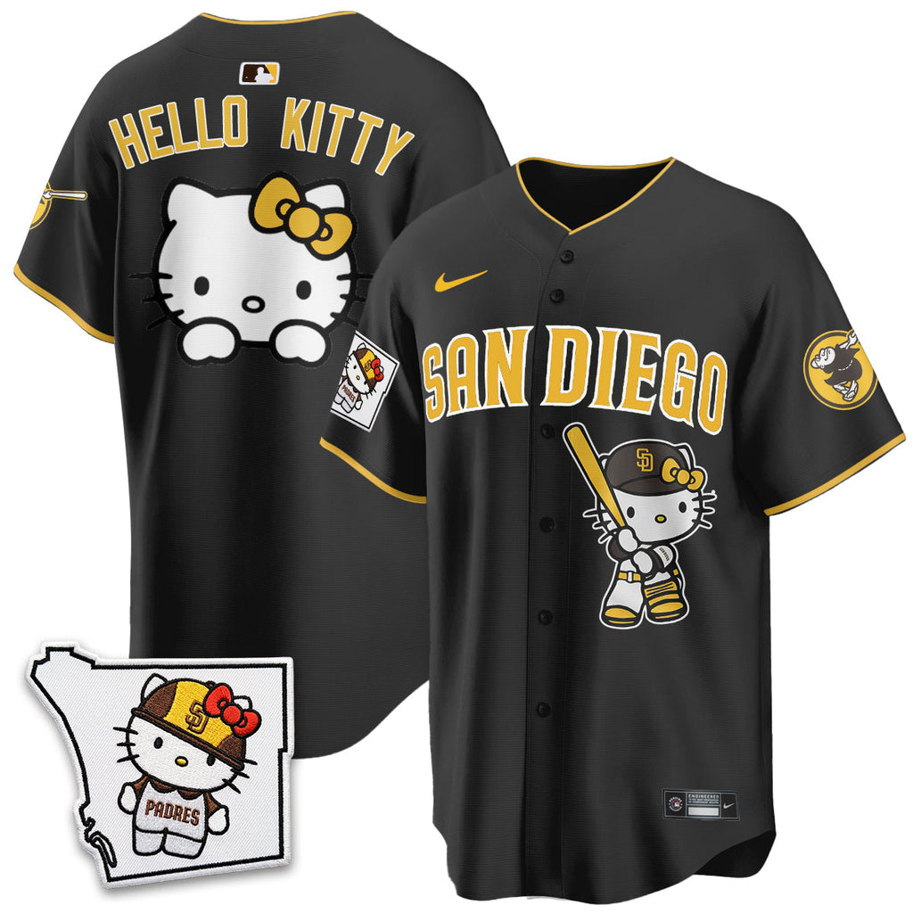 San Diego Padres x Meow KT Vapor Limited Jersey - All Stitched V2