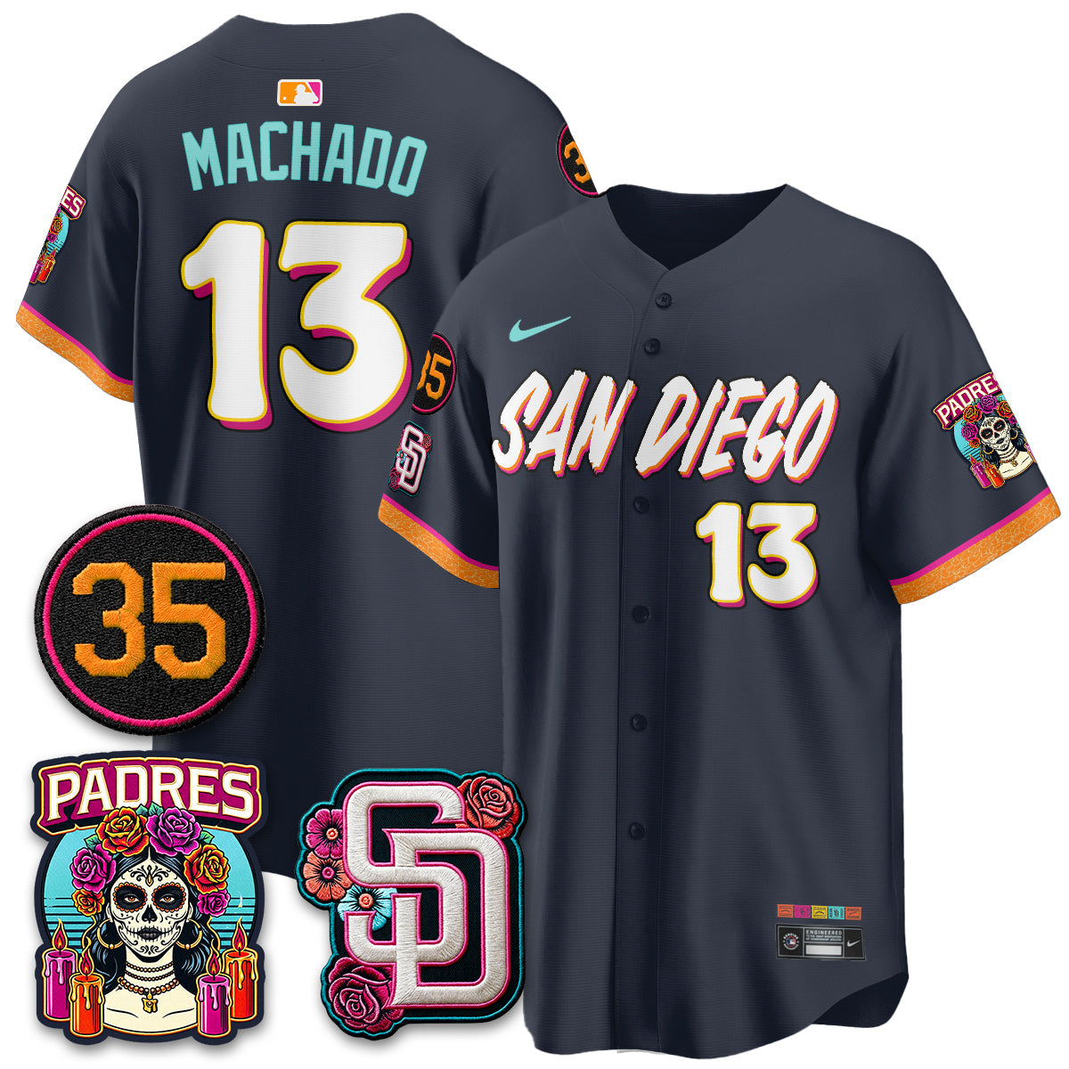 San Diego Padres 2026 City Connect Vapor Premier Limited Jersey - All Stitched V2