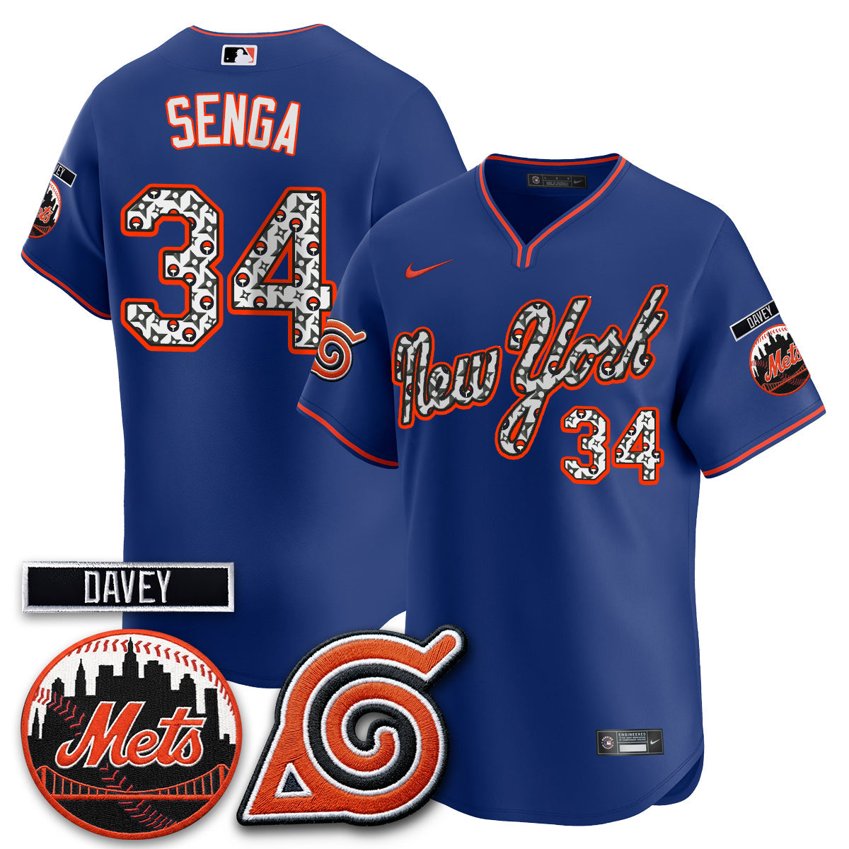 New York Mets x Naruto Nights 2026 Vapor Limited Jersey - All Stitched V2