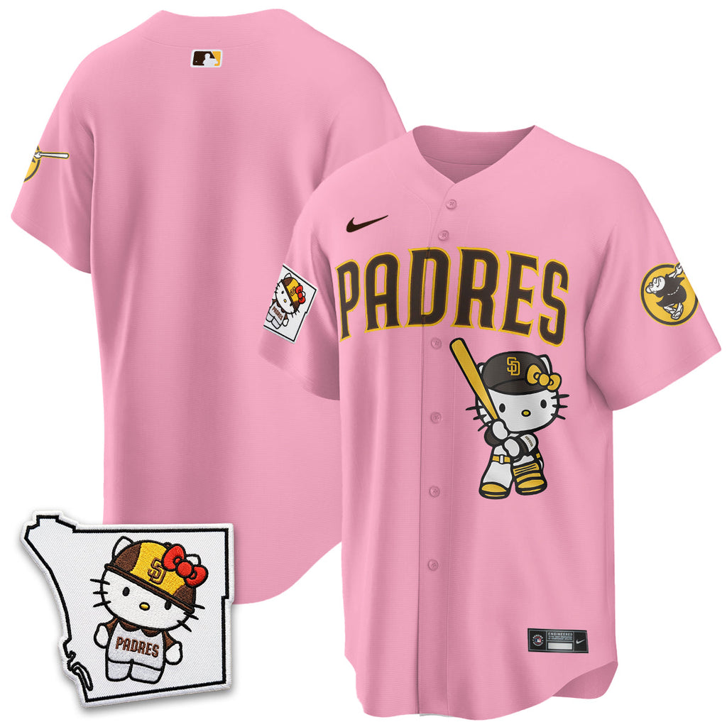 San Diego Padres x Meow KT Vapor Limited Jersey - All Stitched V2