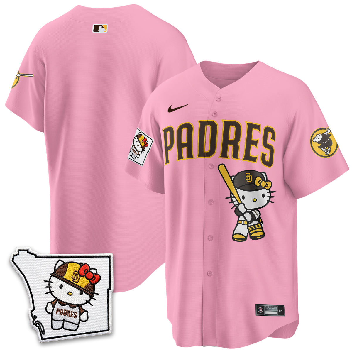 San Diego Padres x Meow KT Vapor Limited Jersey - All Stitched V2