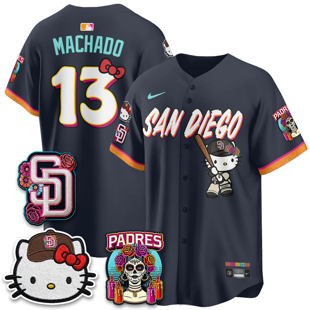 San Diego Padres 2026 City Connect x Meow KT Vapor Limited Jersey - All Stitched
