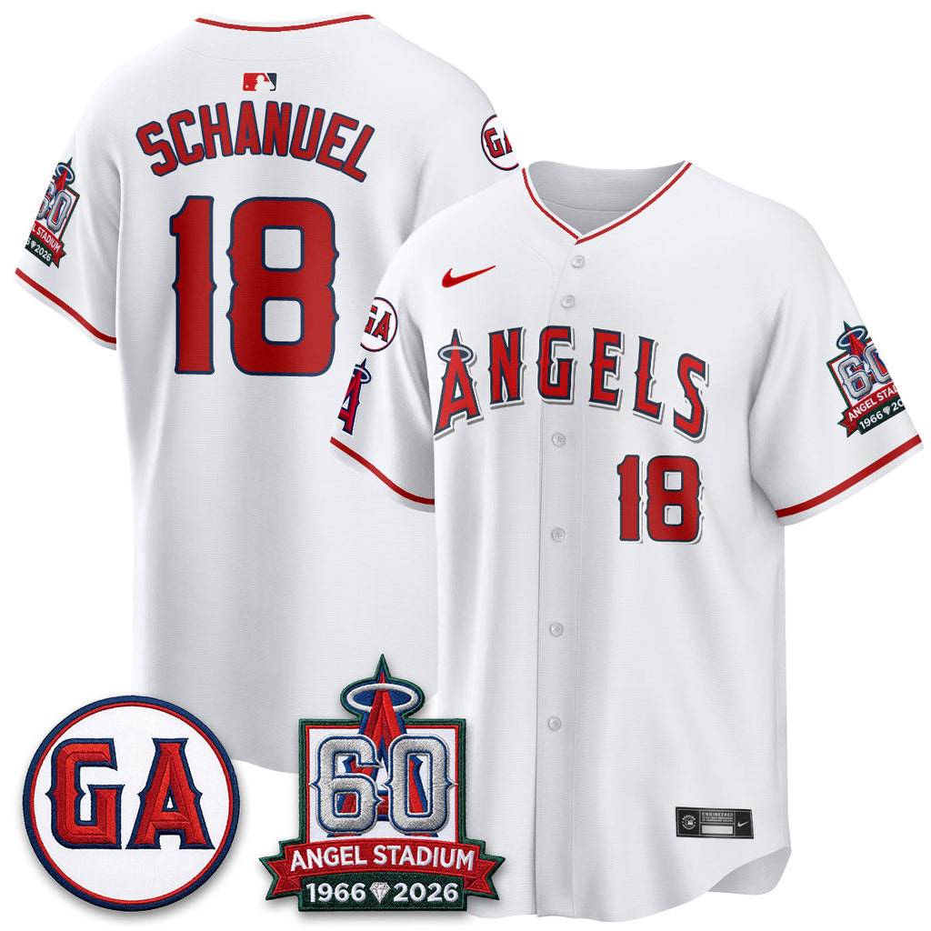 Los Angeles Angels 60th Anniversary Vapor Jersey - All Stitched V3