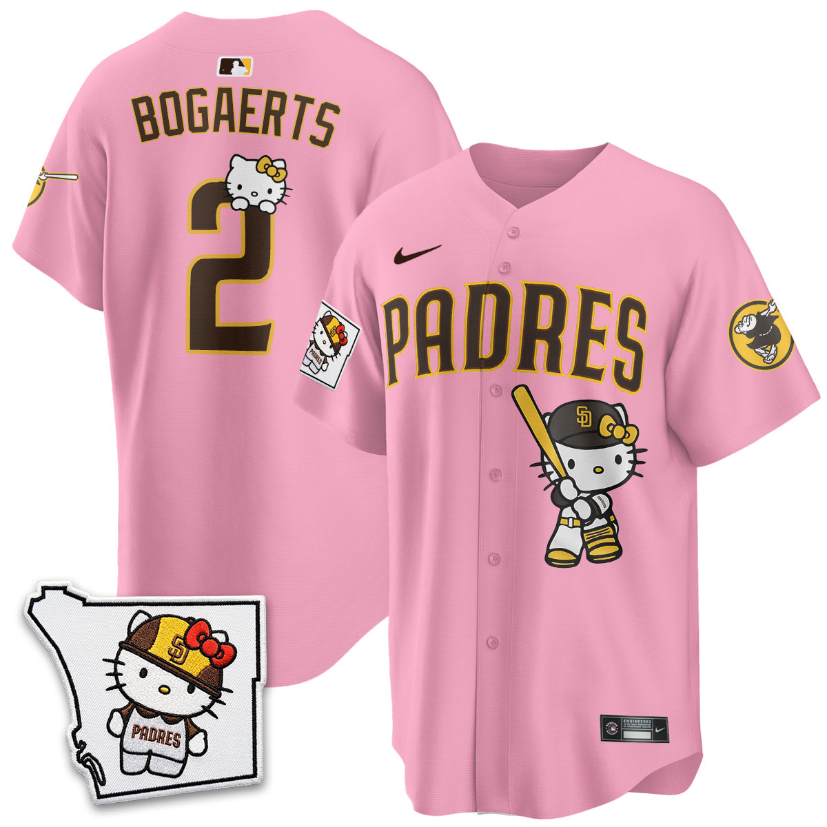 San Diego Padres x Meow KT Vapor Limited Jersey - All Stitched V2
