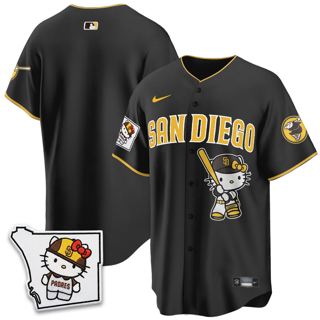 San Diego Padres x Meow KT Vapor Limited Jersey - All Stitched V2