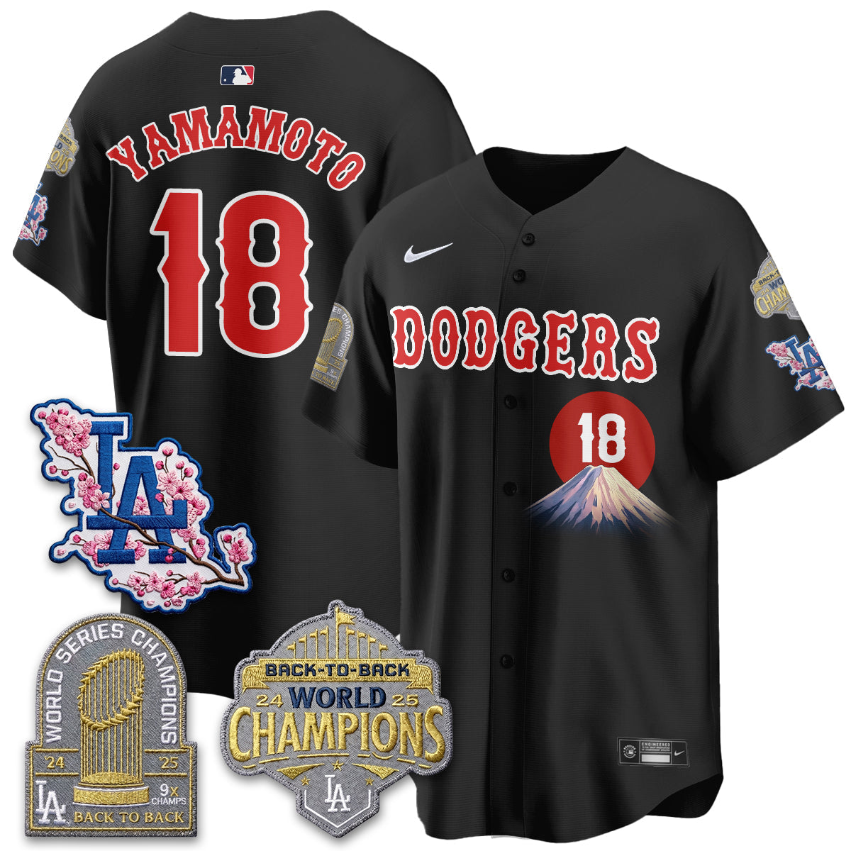 Los Angeles Dodgers Japanese Heritage Night 2026 Jersey - All Stitched V2