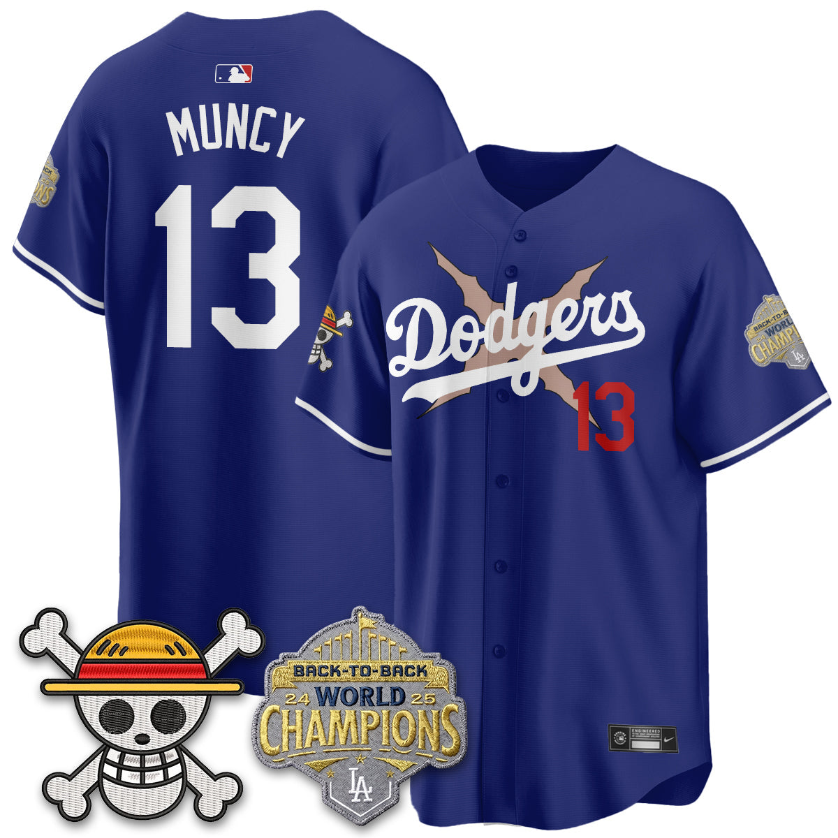 Los Angeles Dodgers x OP Vapor Jersey -All Stitched V2