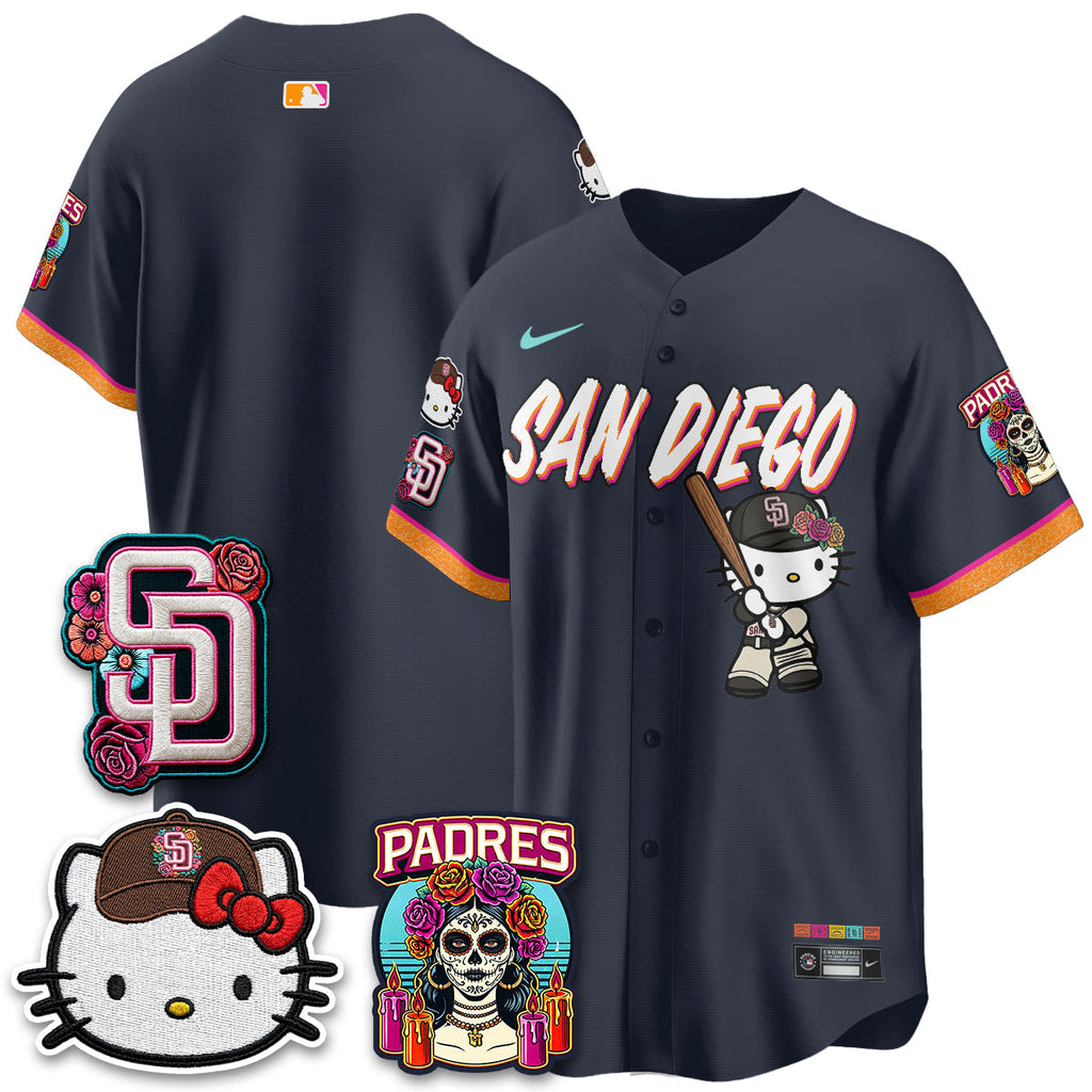 San Diego Padres 2026 City Connect x Meow KT Vapor Limited Jersey - All Stitched