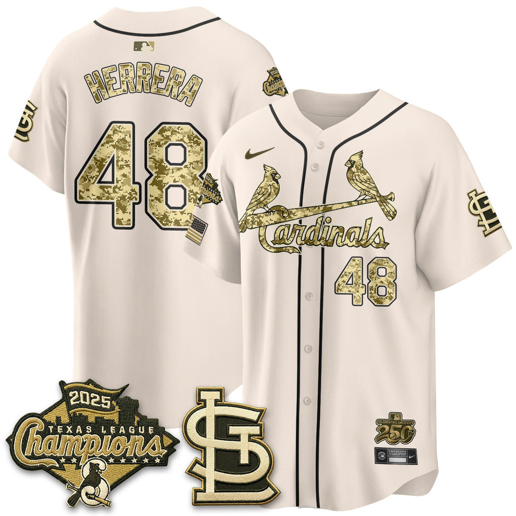 St. Louis Cardinals 2026 Armed Forces Day Jersey - All Stitched