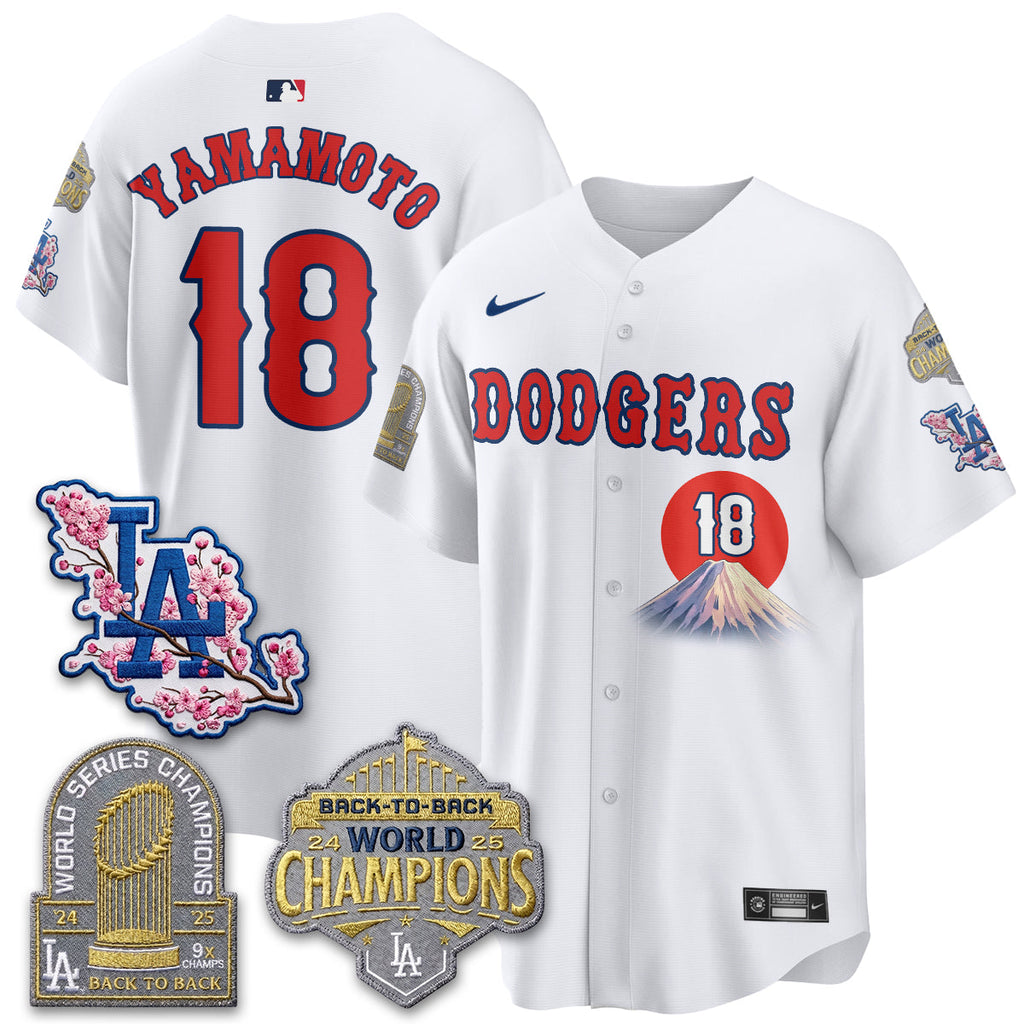 Los Angeles Dodgers Japanese Heritage Night 2026 Jersey - All Stitched V2