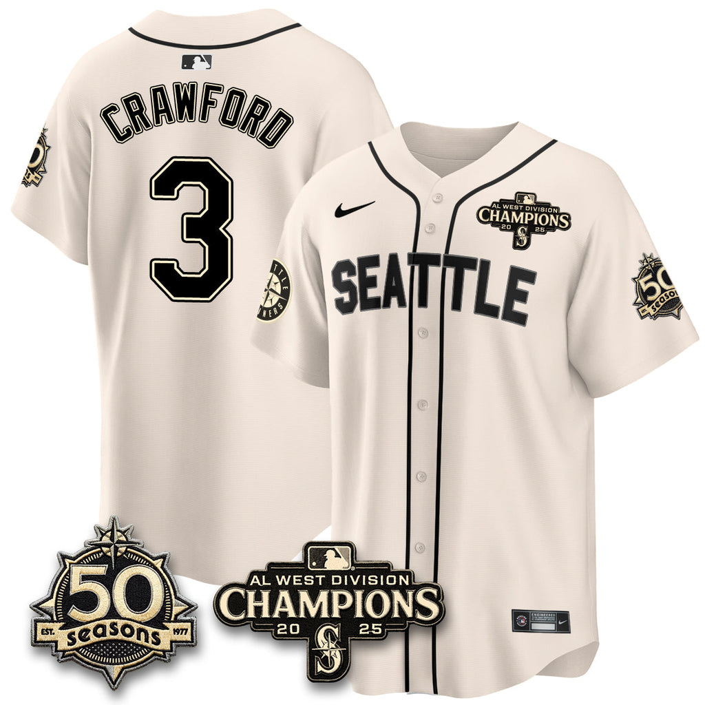 SEA Vapor Premier Limited Jersey - 50th Anniversary & AL West Division Champions - Steelheads Community Funds - All Stitched