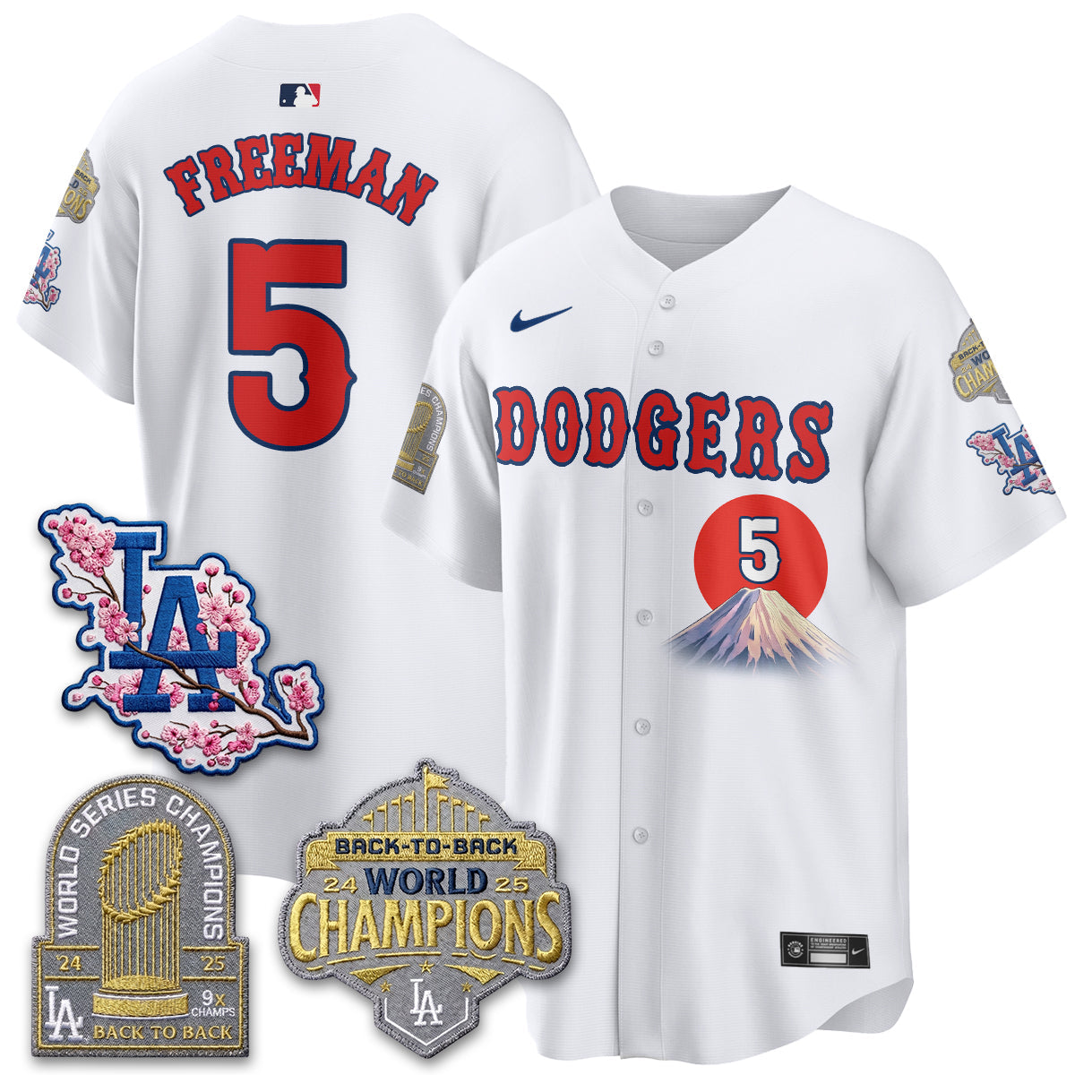 Los Angeles Dodgers Japanese Heritage Night 2026 Jersey - All Stitched V2