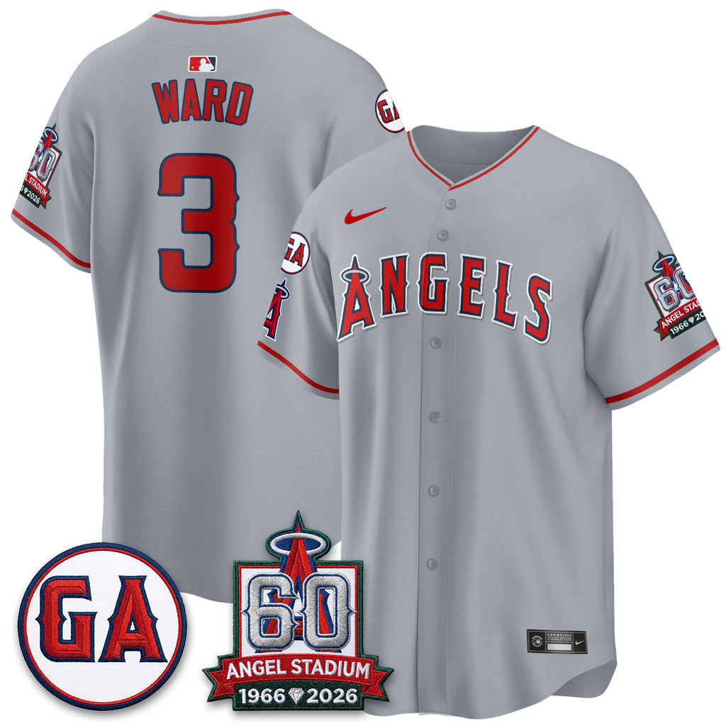Los Angeles Angels 60th Anniversary Vapor Jersey - All Stitched V3