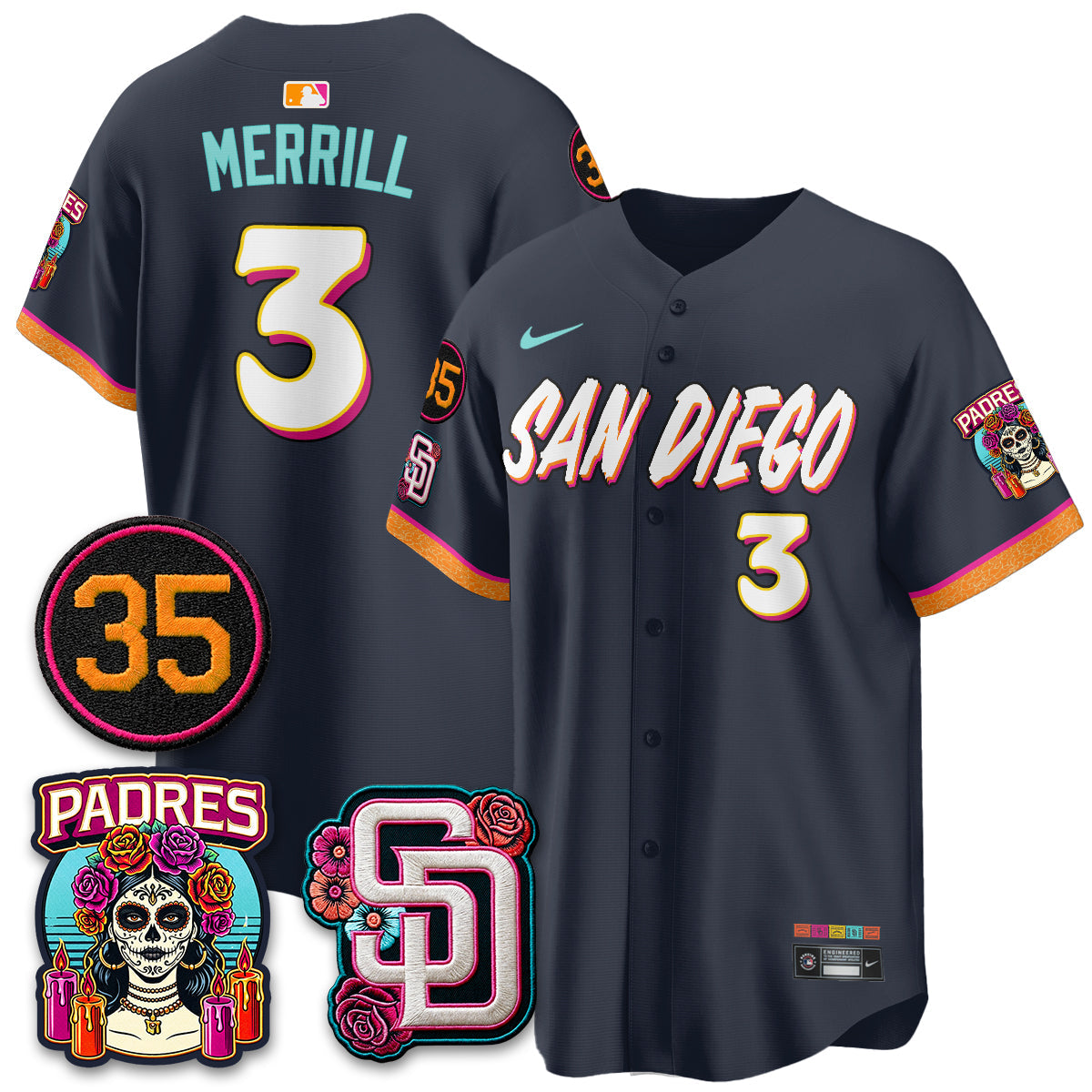 San Diego Padres 2026 City Connect Vapor Premier Limited Jersey - All Stitched V2