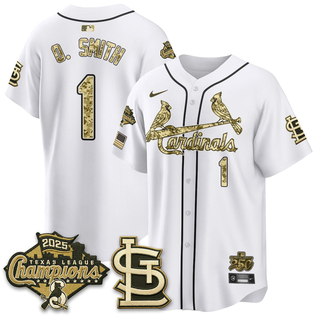 St. Louis Cardinals 2026 Armed Forces Day Jersey - All Stitched