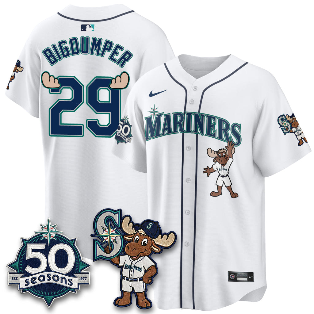 Seattle Mariners Mascot Jersey - All Stitched