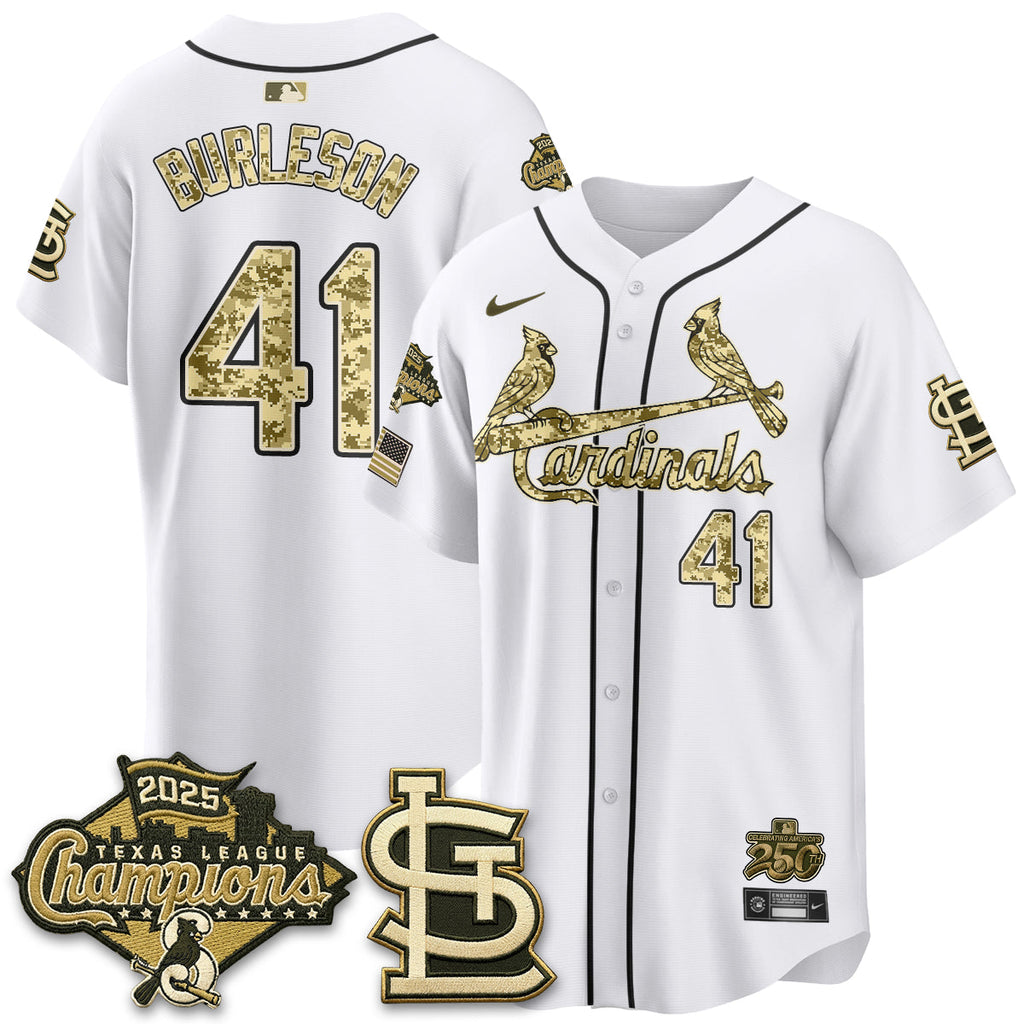 St. Louis Cardinals 2026 Armed Forces Day Jersey - All Stitched