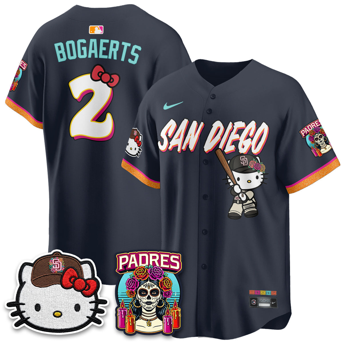 San Diego Padres 2026 City Connect x Meow KT Vapor Limited Jersey - All Stitched