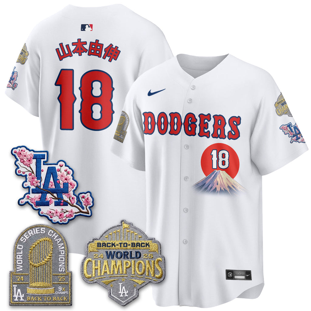 Los Angeles Dodgers Japanese Heritage Night 2026 Jersey - All Stitched V2