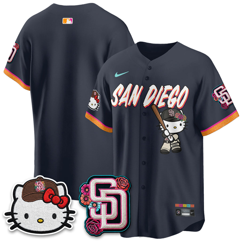 San Diego Padres 2026 City Connect x Meow KT Vapor Limited Jersey - All Stitched