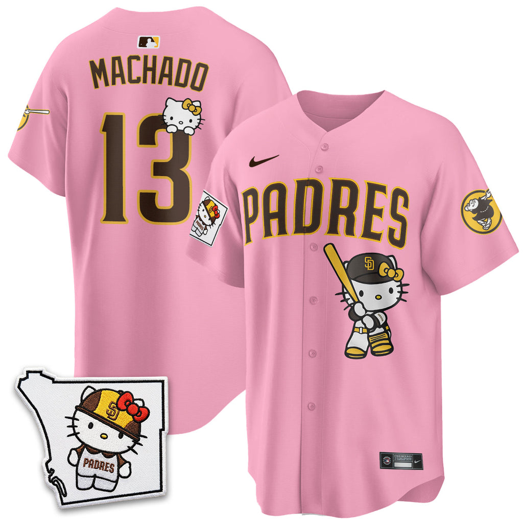 San Diego Padres x Meow KT Vapor Limited Jersey - All Stitched V2