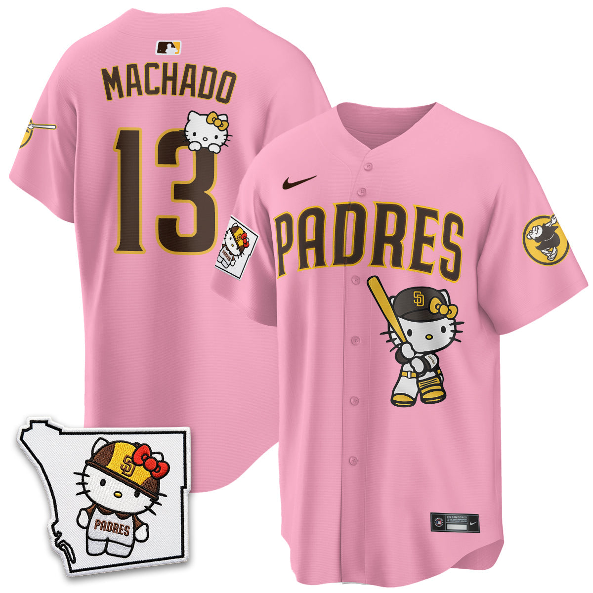 San Diego Padres x Meow KT Vapor Limited Jersey - All Stitched V2
