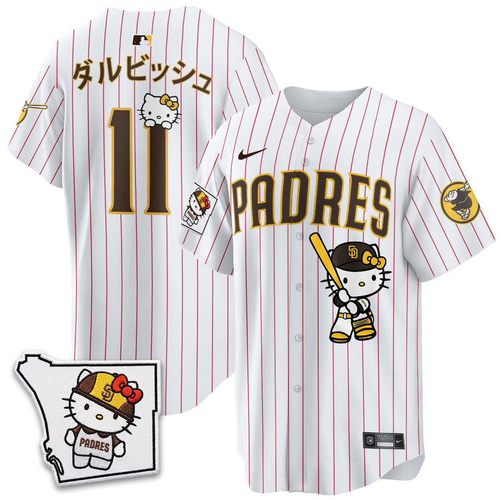 San Diego Padres x Meow KT Vapor Limited Jersey - All Stitched V2