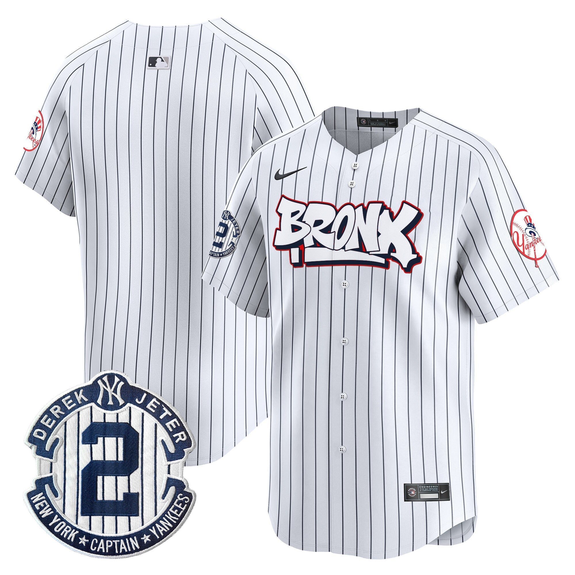 NYY The Bronx Graffiti Vapor Premier Limited Jersey V4 - All Stitched