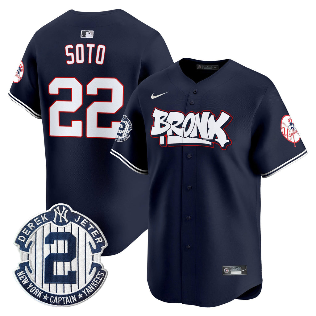 NYY The Bronx Graffiti Vapor Premier Limited Jersey V4 - All Stitched