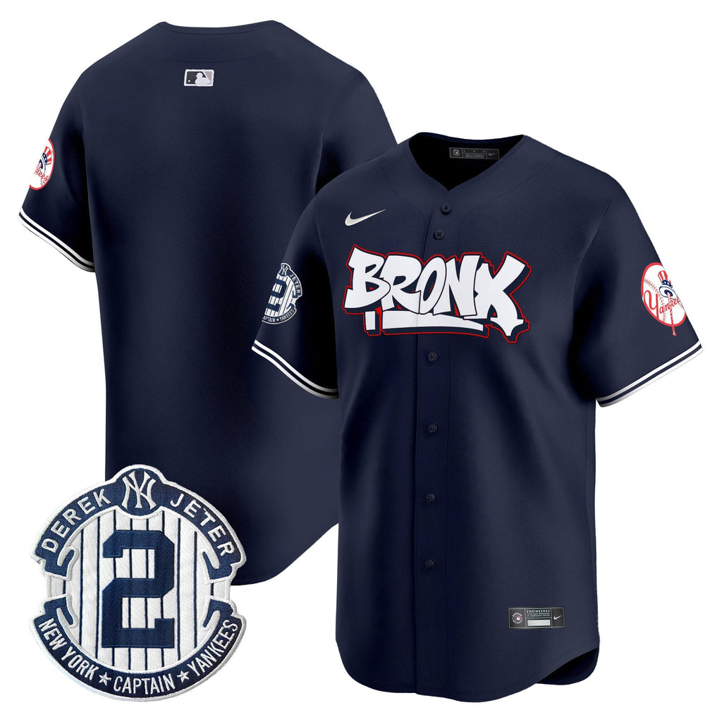 NYY The Bronx Graffiti Vapor Premier Limited Jersey V4 - All Stitched