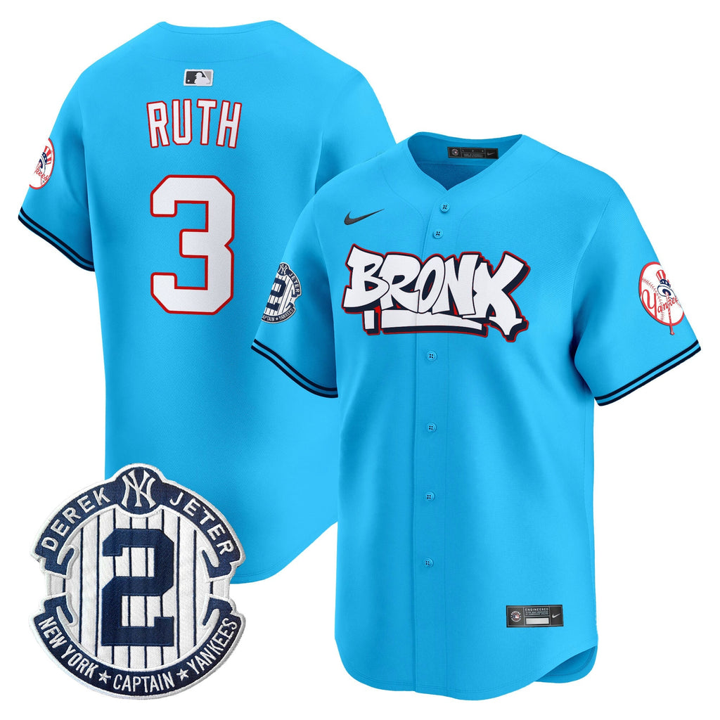 NYY The Bronx Graffiti Vapor Premier Limited Jersey V4 - All Stitched