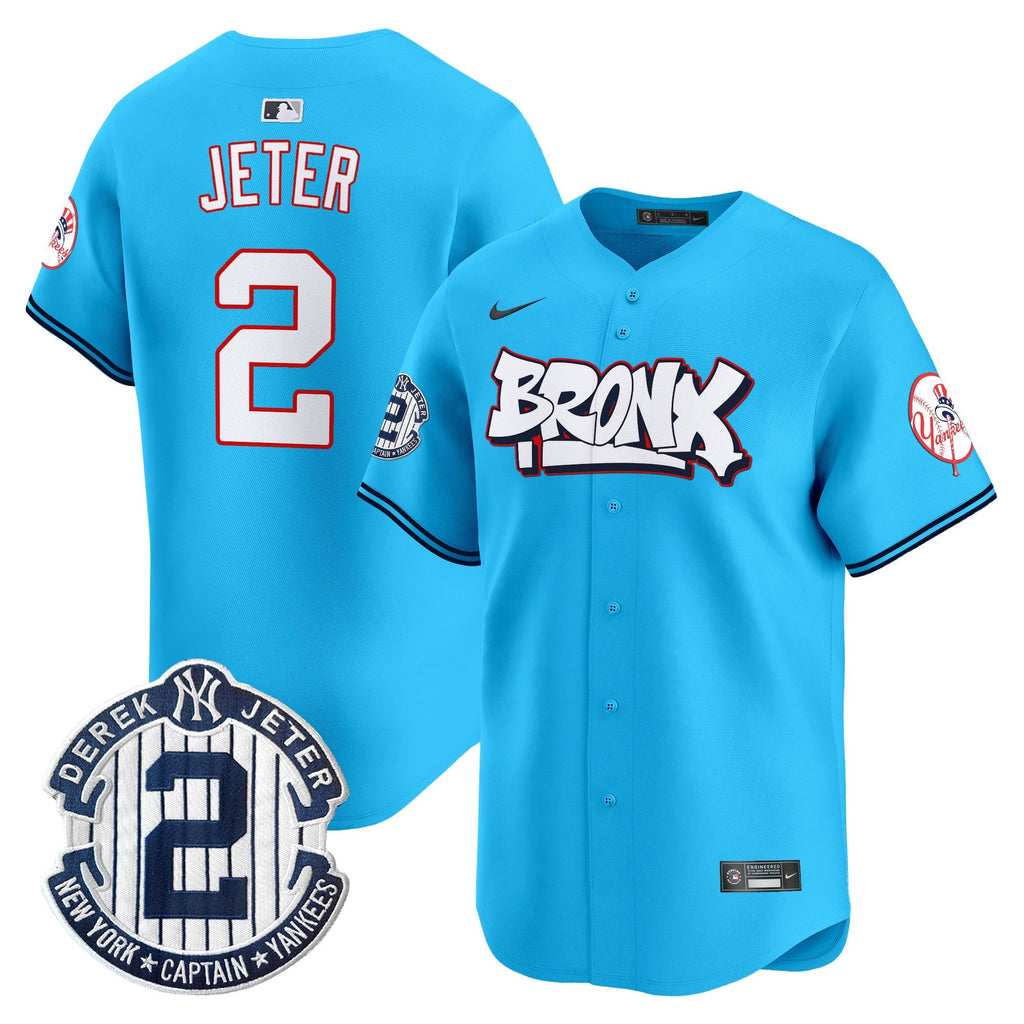 NYY The Bronx Graffiti Vapor Premier Limited Jersey V4 - All Stitched