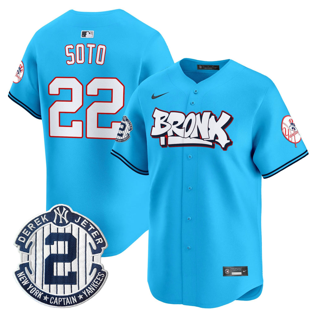 NYY The Bronx Graffiti Vapor Premier Limited Jersey V4 - All Stitched