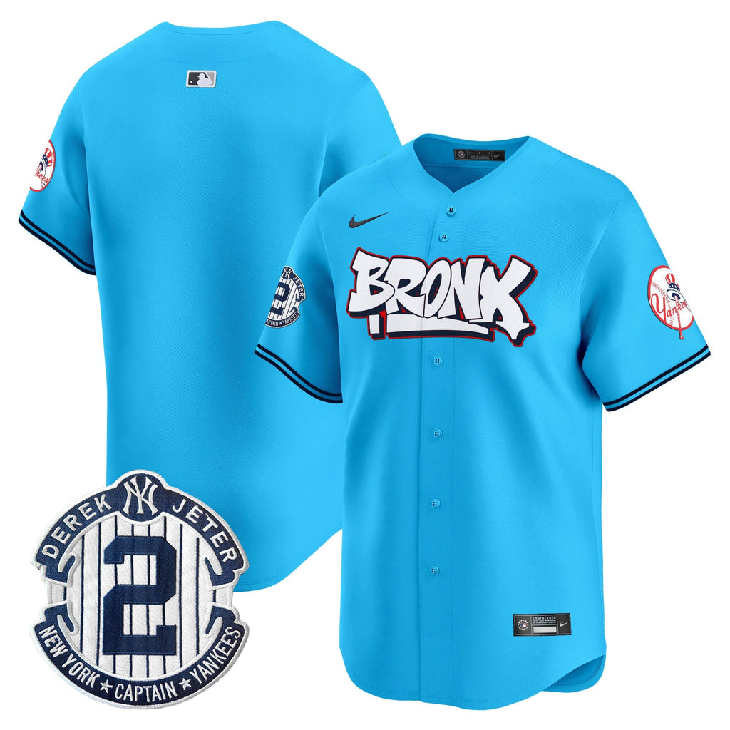 NYY The Bronx Graffiti Vapor Premier Limited Jersey V4 - All Stitched