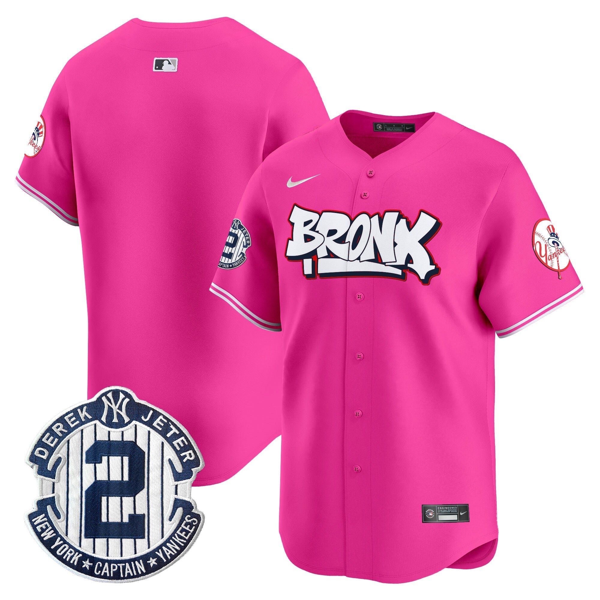 NYY The Bronx Graffiti Vapor Premier Limited Jersey V4 - All Stitched