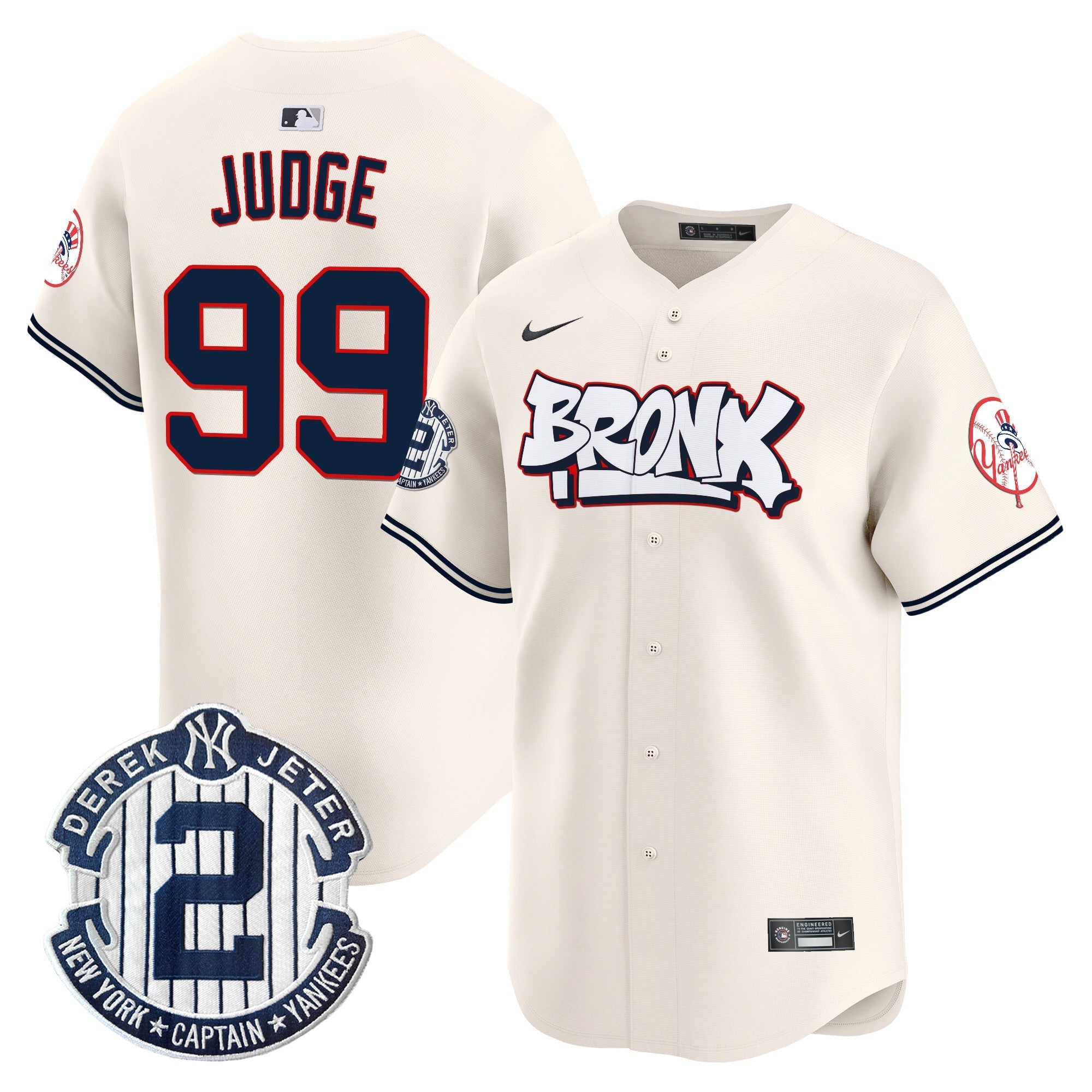 NYY The Bronx Graffiti Vapor Premier Limited Jersey V4 - All Stitched