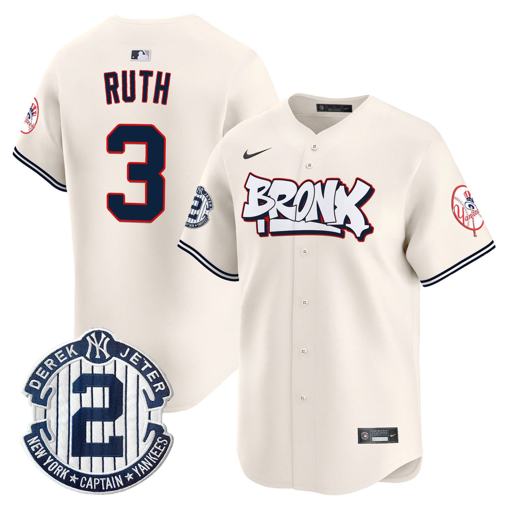 NYY The Bronx Graffiti Vapor Premier Limited Jersey V4 - All Stitched