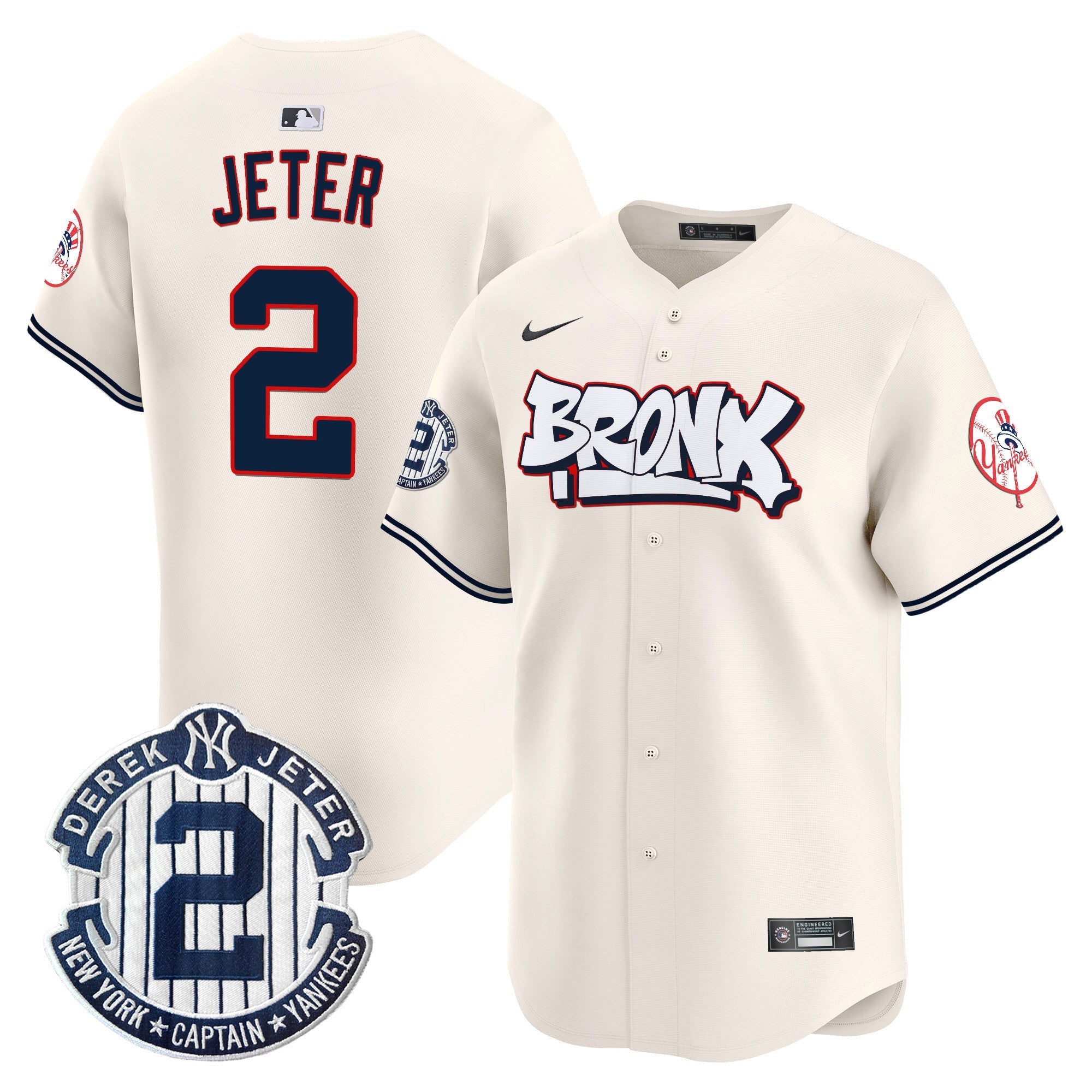 NYY The Bronx Graffiti Vapor Premier Limited Jersey V4 - All Stitched