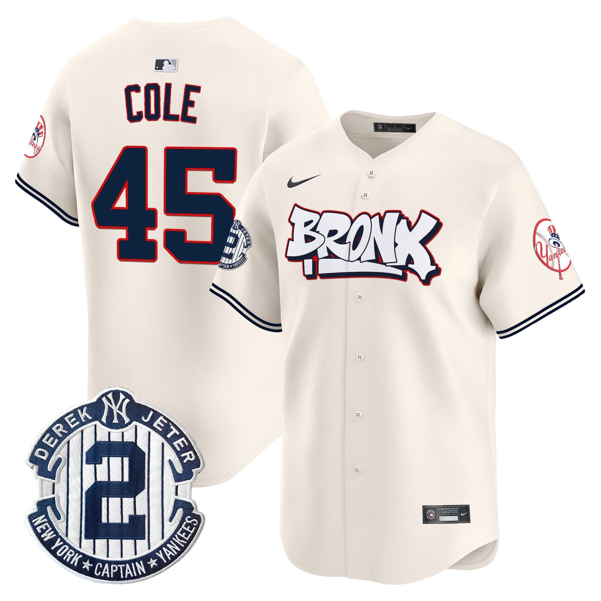NYY The Bronx Graffiti Vapor Premier Limited Jersey V4 - All Stitched